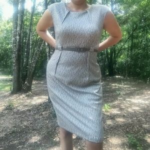 Connected Apparel Sleeveless Midi Dress Like NEW